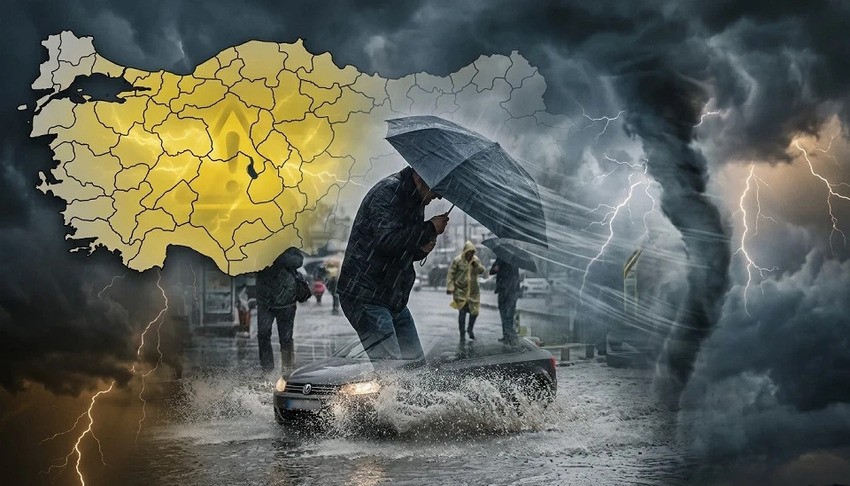 Meteoroloji'den o bölgelere hafta sonu uyarısı: 3 bölgede rüzgarın hızı 70 kilometre!